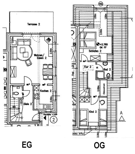 Grundriss Ferienhaus Iljo